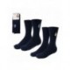 Calcetines azul marino del Real Madrid con escudo