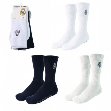 Chaussettes Real Madrid couleurs variées