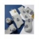 Chaussettes adulte Real Madrid avec logo gris et bleu