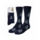 Calcetines azul oscuro con escudo del Real Madrid