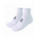 chaussettes blanches Real Madrid avec logo