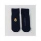 Calcetines Real Madrid azul marino con logo bordado