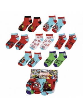 Lot de chaussettes cheville Marvel pour enfants