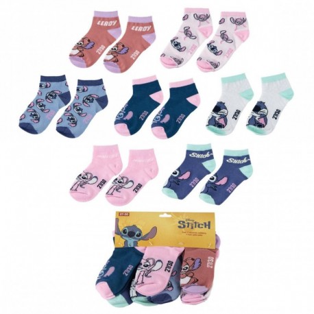 Pack de calcetines tobilleros de Stitch y Leroy