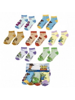 Chaussettes Toy Story avec des personnages emblématiques pour enfants