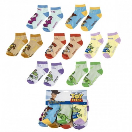 Chaussettes Toy Story avec des personnages emblématiques pour enfants