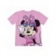 Camiseta rosa da Minnie Mouse para meninas