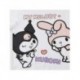 T-shirt blanc Hello Kitty My Melody et Kuromi pour filles