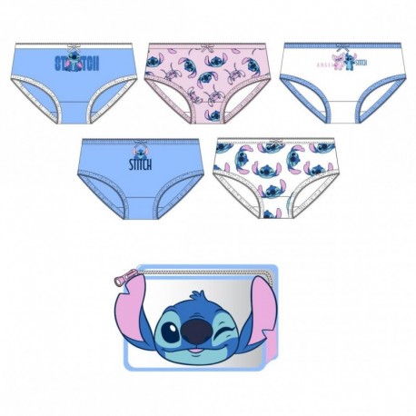 Pack de calcinhas Stitch e nécessaire, design Disney
