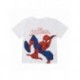 Camiseta branca Spiderman para crianças