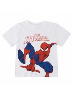 T-shirt blanc Spiderman pour enfants