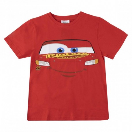Camiseta vermelha de Carros para crianças