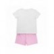 Ensemble t-shirt et shorts Stitch pour filles
