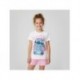 Ensemble t-shirt et shorts Stitch pour filles