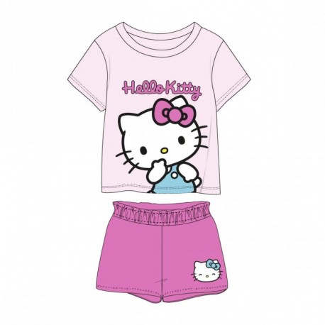 Ensemble Hello Kitty t-shirt et short pour filles