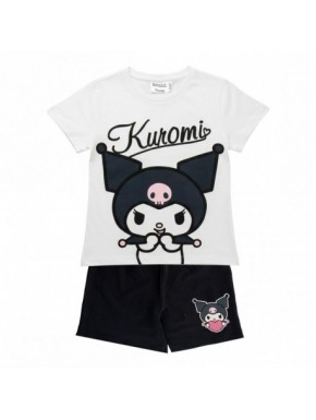 Conjunto camiseta y pantalones Hello Kitty Kuromi para niños