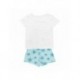 Pyjama court Frozen pour filles avec image d'Elsa