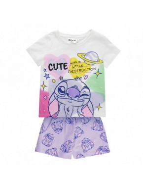 Pijama corto de Stitch para niños