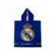 Poncho azul del Real Madrid con escudo