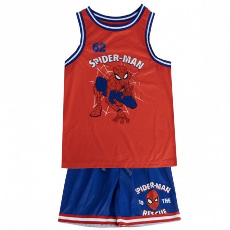 Conjunto deportivo Spiderman camiseta y pantalón corto