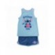Ensemble sport de Stitch pour enfants, maillot et short.