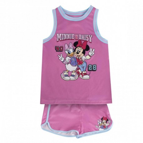 Conjunto esportivo Minnie e Daisy para meninas