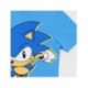 T-shirt bleu Sonic pour enfants de 6 à 12 ans