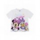 Camiseta branca da Minnie e Daisy para meninas