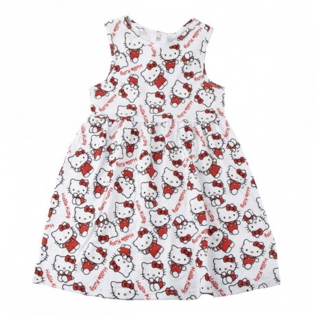 Robe en coton Hello Kitty pour filles