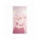 toalla de microfibra Peppa Pig rosa claro