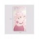 serviette en microfibre Peppa Pig rose clair