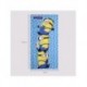 Toalla de microfibra Minions multicolor con estampado de bananas