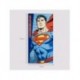 Serviette en microfibre bleue avec image de Superman