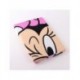Toalha de algodão rosa com design de Minnie Mouse