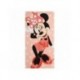 Serviette en microfibre Minnie Mouse corail
