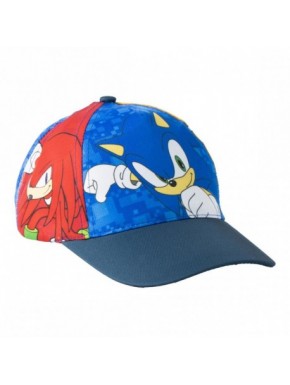Gorra multicolor con Sonic, Knuckles y Tails