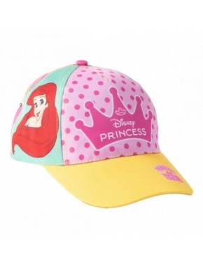 Casquette multicolore Disney Princess avec La Petite Sirène et autres princesses