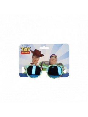 Óculos de sol Toy Story verdes com personagens e lentes azuis