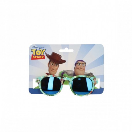 Lunettes de soleil Toy Story vertes avec personnages et verres bleus
