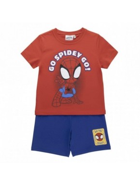 Ensemble T-shirt Spidey et short bleu pour enfants