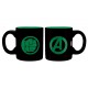 Set 2 mini mugs Captain America and Hulk Avengers