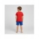 Conjunto camiseta Spidey e shorts azuis para crianças