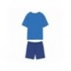 Conjunto camiseta y short Sonic azul para niños