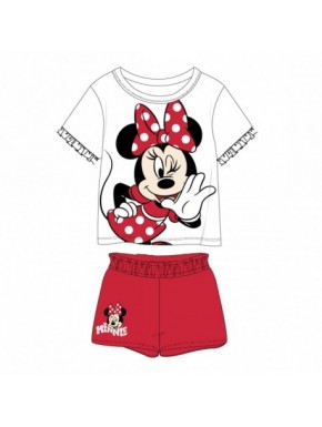 Ensemble t-shirt et short Minnie Mouse pour filles