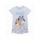 Pijama corto Bluey para niños en azul con estampado