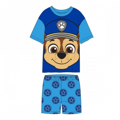 Pyjama court bleu Paw Patrol avec motifs pour enfants