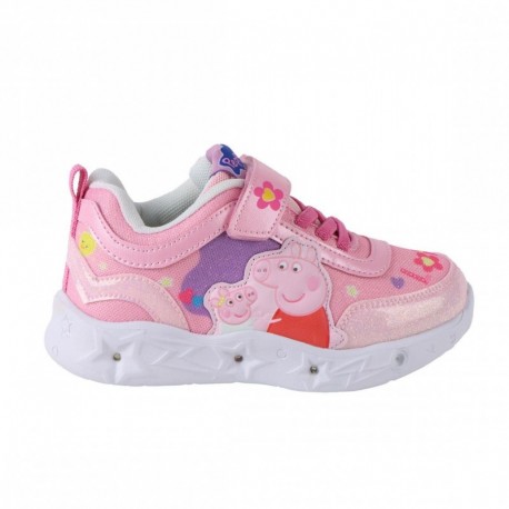 Zapatillas deportivas rosas de Peppa Pig con luces