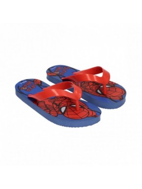 Tongs pour enfants Spider-Man en bleu et rouge