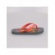 Chanclas Flip Flop Hot Wheels negras y rojas para niños