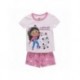 Pijama corto rosa de Gabby's Dollhouse para niños